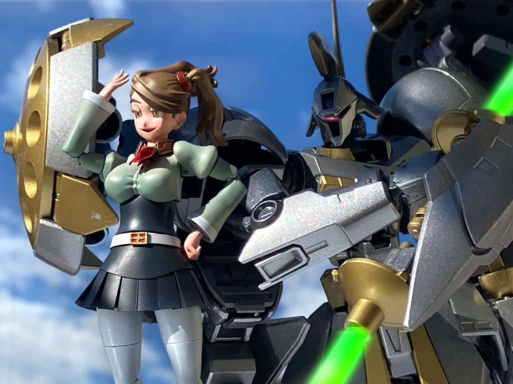 天気が良かったので、自然光撮影もしてみました。後に乗り換えるギャンスロットより、Rギャギャが好みです😊