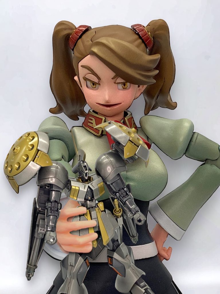 「この盾に誓って!」ギャン子と言えばこの機体!ってことでRギャギャも併せて作成しました😆