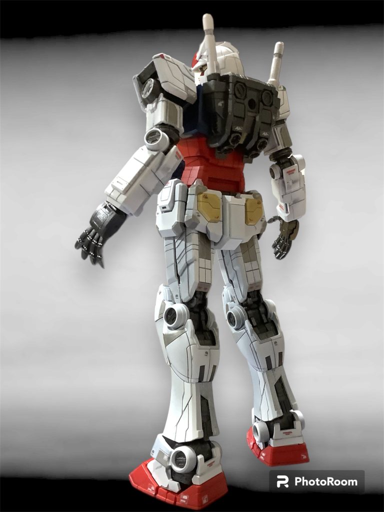 バックショットもよし。ランナー塗装黒立ち上げっぽくしてみた。いろいろおかしいのはお許しください。