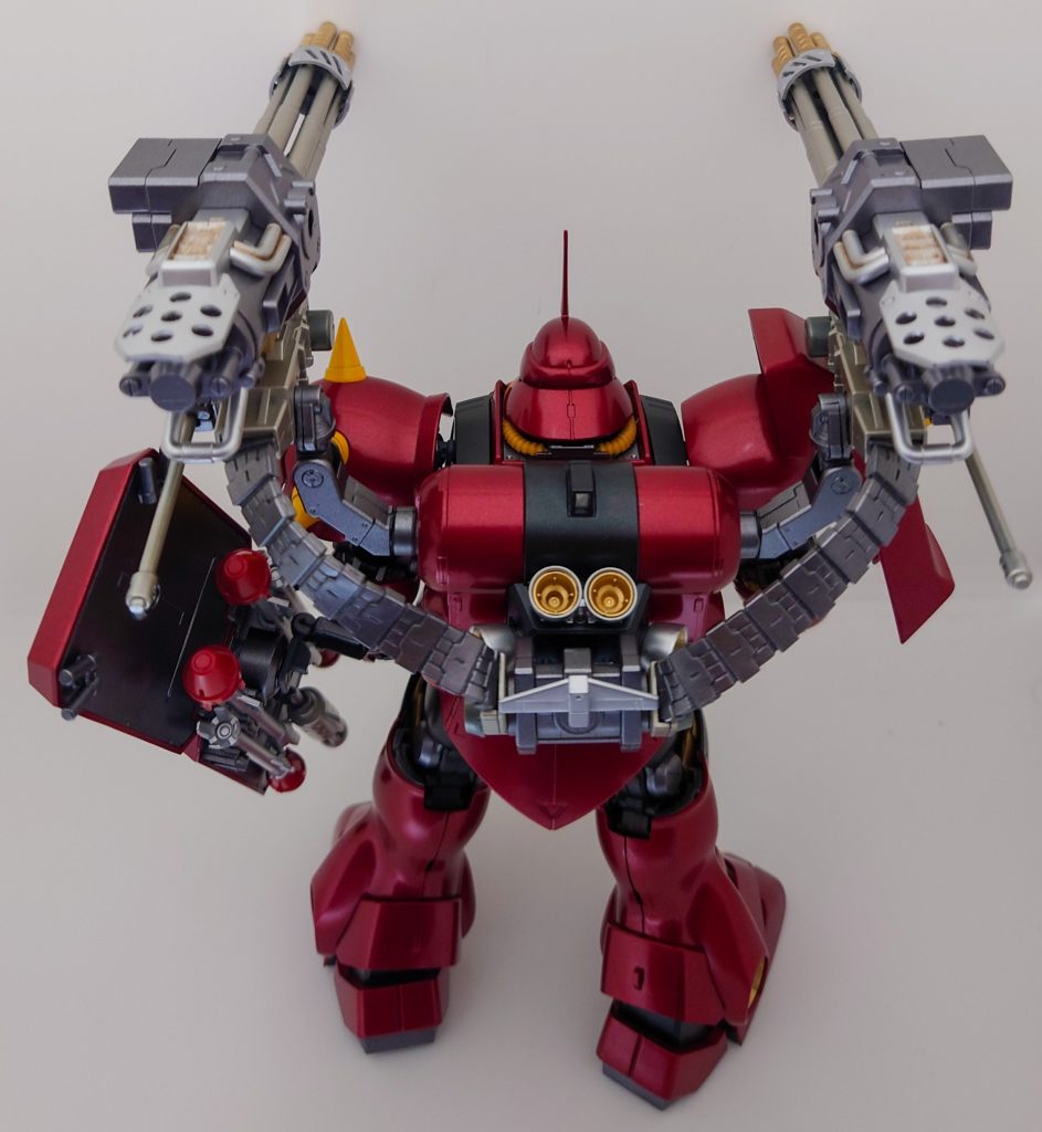 背面後ろから見るガトリング砲がお気に入りです!