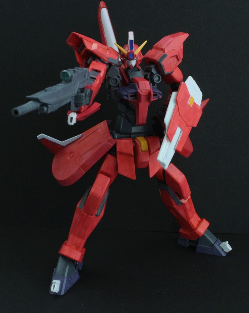 武装としては、MA-M20 ルプス・ビームライフルを本機専用に改修してものに加え、対ビーム・シールドや両腕部・両脚部内蔵式ビーム・サーベル、75mm対空自動バルカン砲塔システム「イーゲルシュテルン」が胸部側部に移転され用意されている。