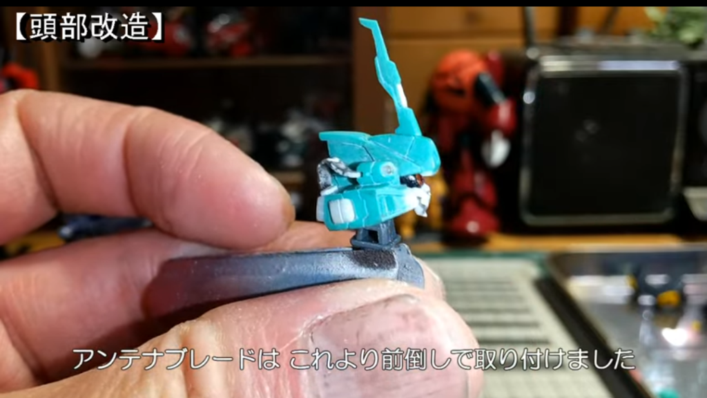 プラ板、プラ棒の削り出しで各パーツを作成