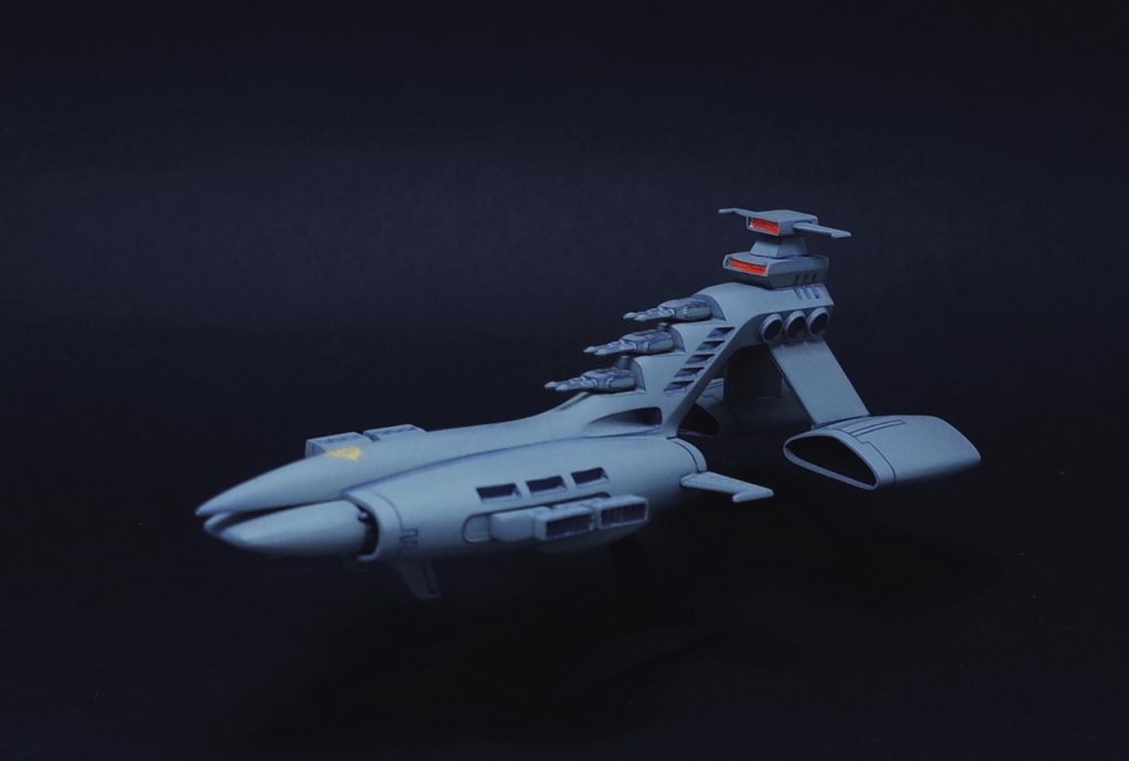 　1/1200 ジオン軍巡洋艦 量産型ムサイ　–4枚目/制作者：だんくら工房・mk戦車