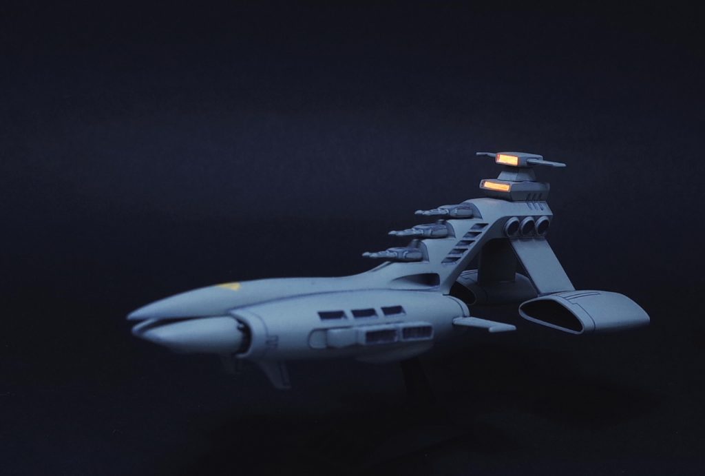 　1/1200 ジオン軍巡洋艦 量産型ムサイ　–3枚目/制作者：だんくら工房・mk戦車