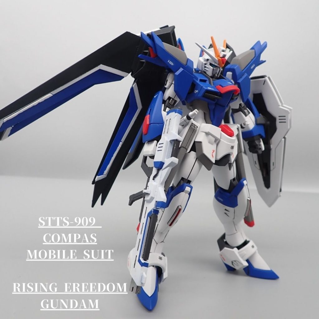 ライジングフリーダム　全塗装–3枚目/制作者：アンジェロのプラモデル工房