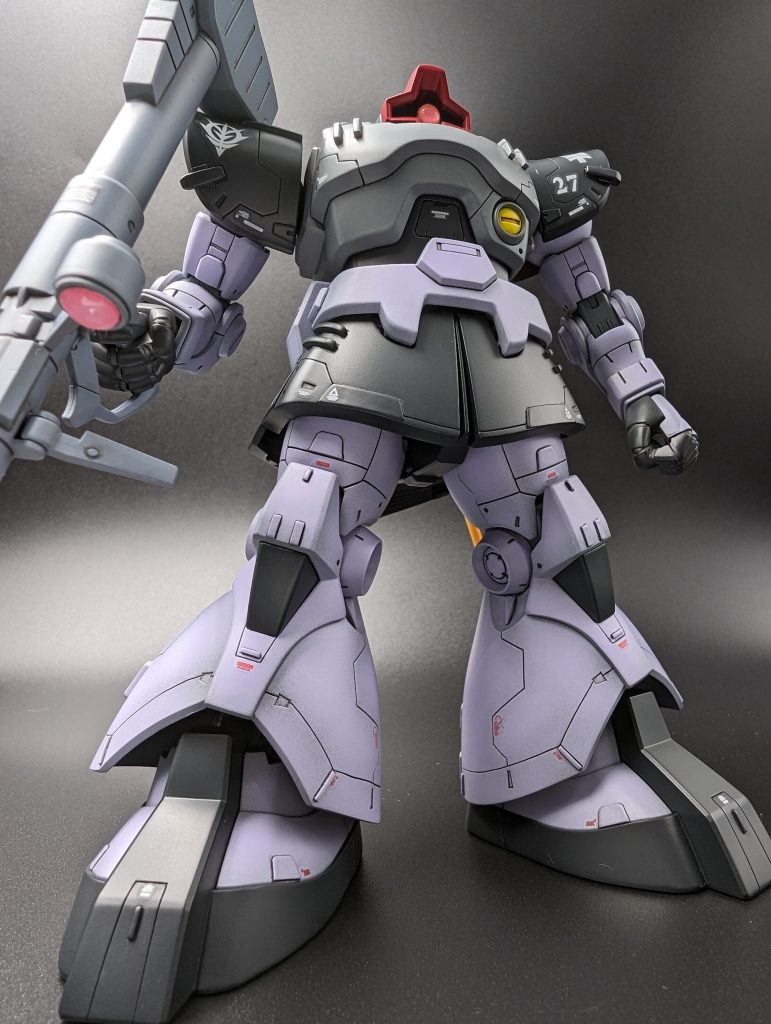 ここしばらく塗装だけで精一杯だったため、久々に加工・ディテール追加しました ・首下の削り、足首3mm延長・スジ彫り追加・プラ版、プラ棒でディテール追加その代わり塗装は少しグラデーション付けただけ