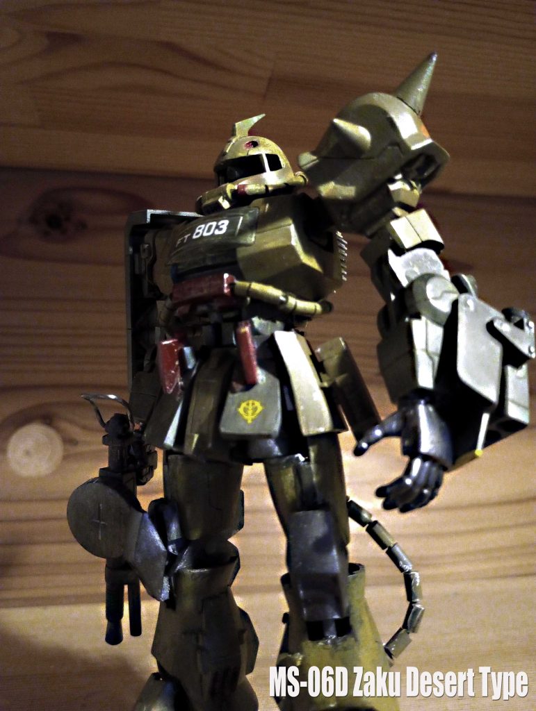 ザク デザートタイプ 旧キット　フル可動仕様–3枚目/制作者：jem77custom