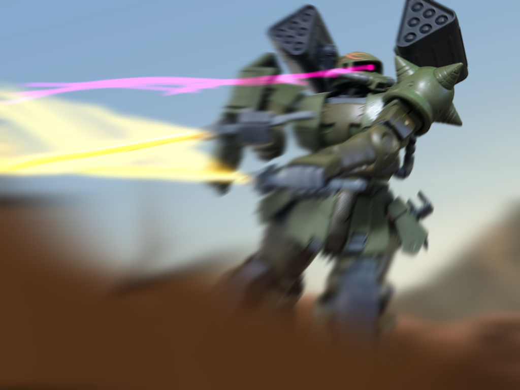 ヒートサーベルを装備。白兵戦にて無類の威力を発揮する近接用武器。このヒートサーベルは非使用時には両腰にマウントしている。