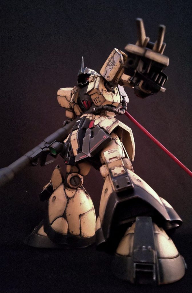 同じツィマッド社のシールドを装備。これがやりたかった。結構似合います。