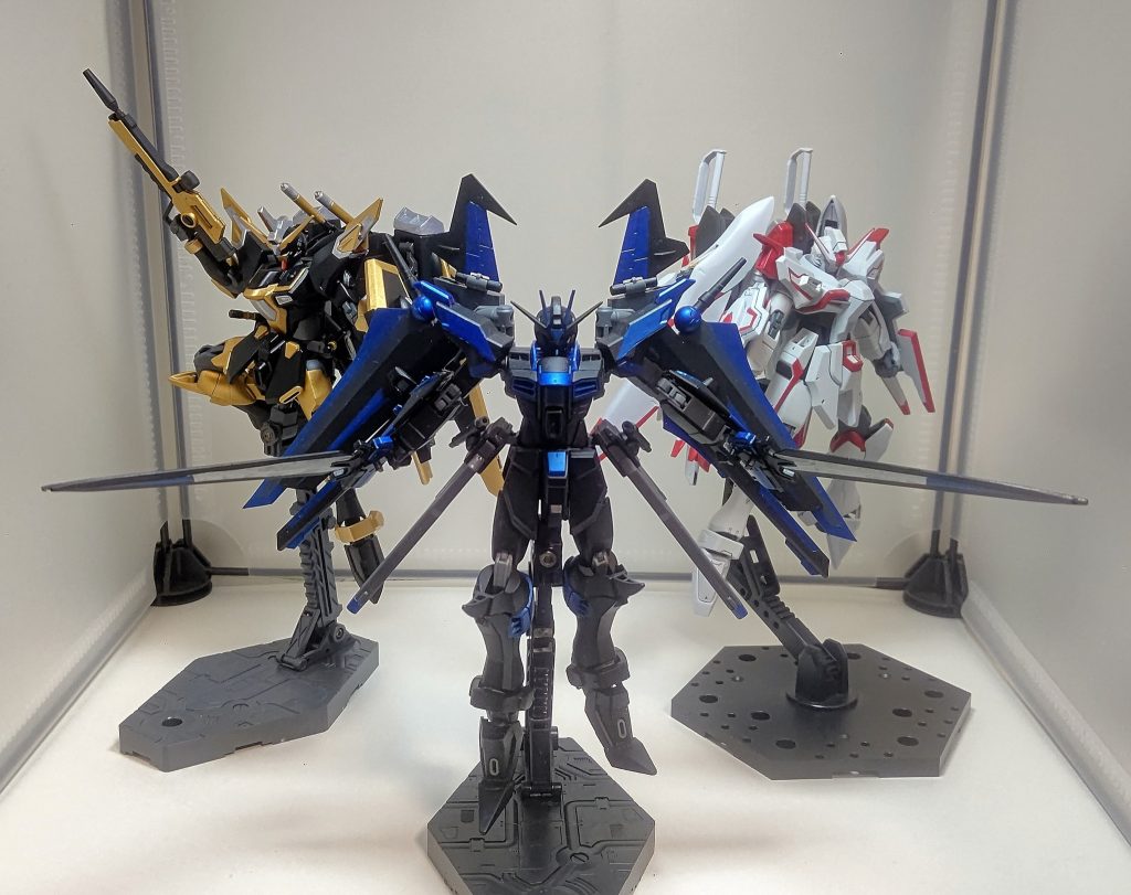 これまでに作ったフリーダム、デスティニーと併せて