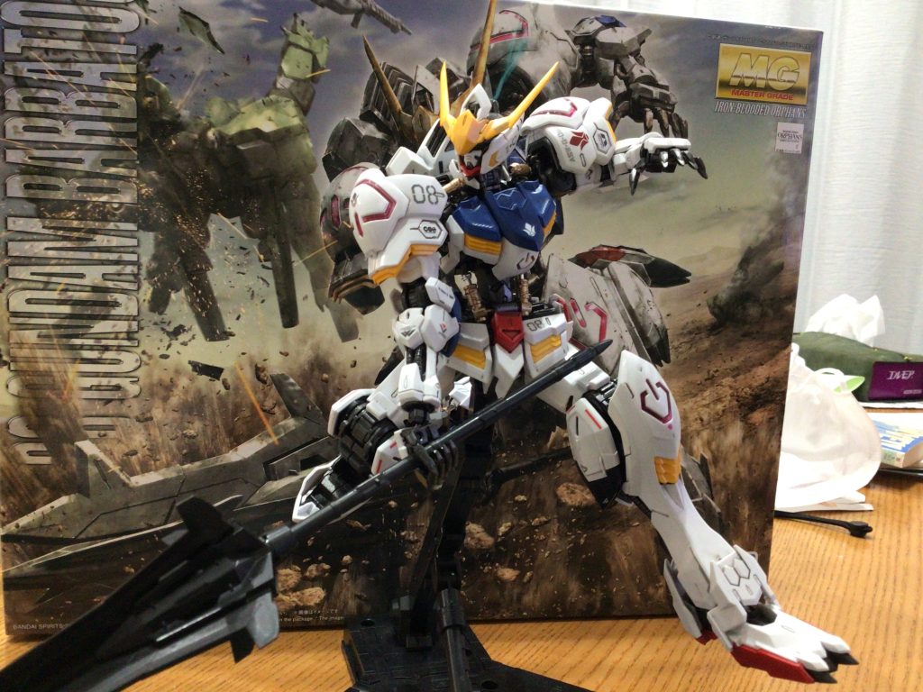 MGガンダムバルバトス　デカール初挑戦