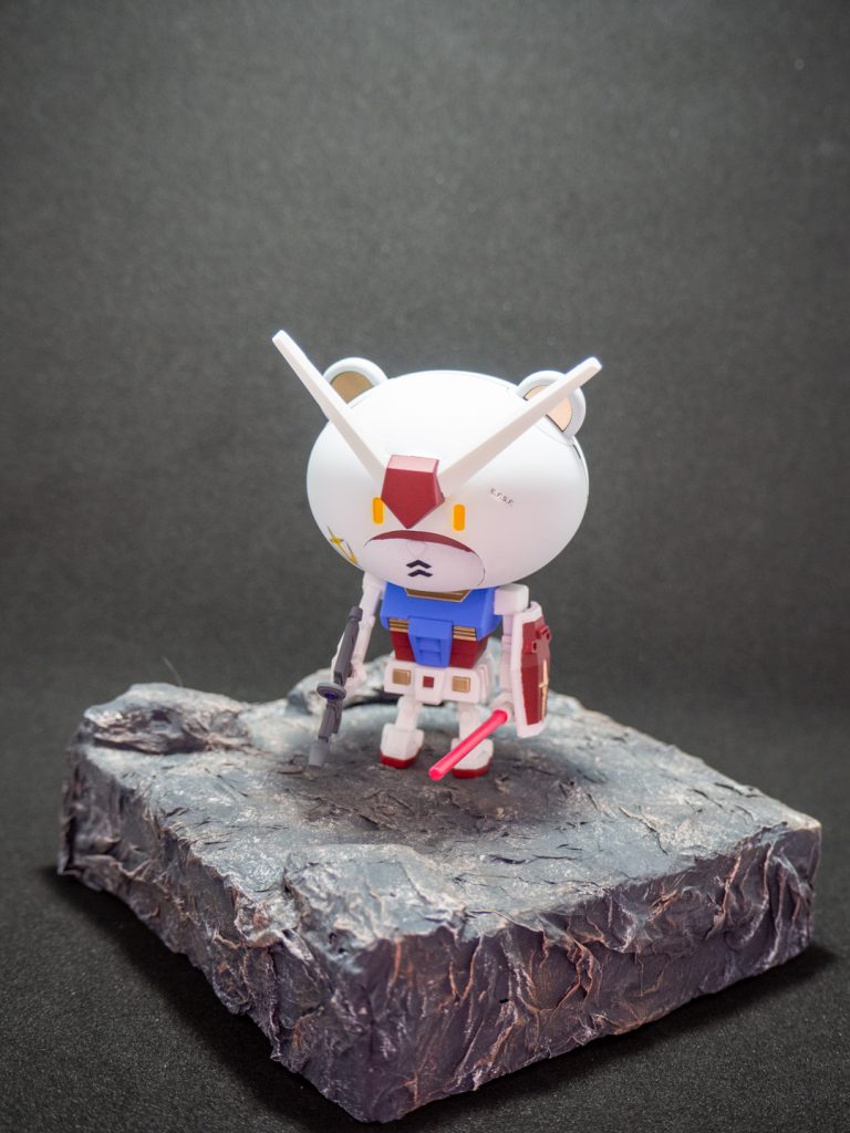 今回は宇宙の小惑星をイメージして、サクッとヴィネットも作成しました。