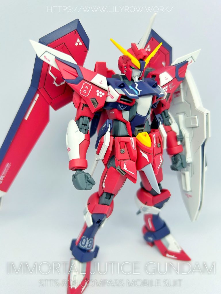 イモータルジャスティスガンダム–4枚目/制作者：YuuWorkShop