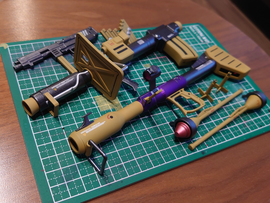 武器類はこんな感じです