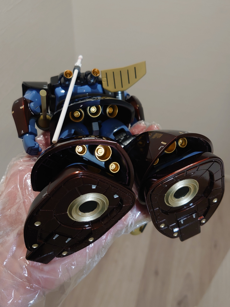 スラスターノズルもしっかりと塗りました😄