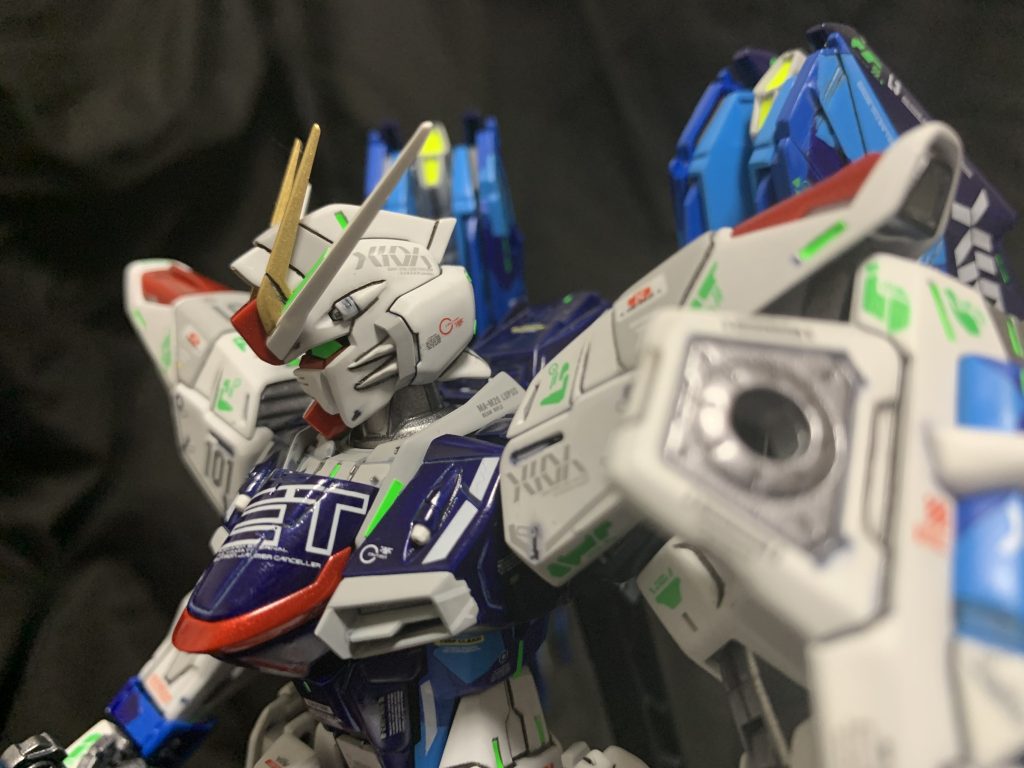 過去の墨入れが綺麗に落とせなくてそのまま塗装したのでちょっと汚れた感じになってそれはそれで良しとしましたw。