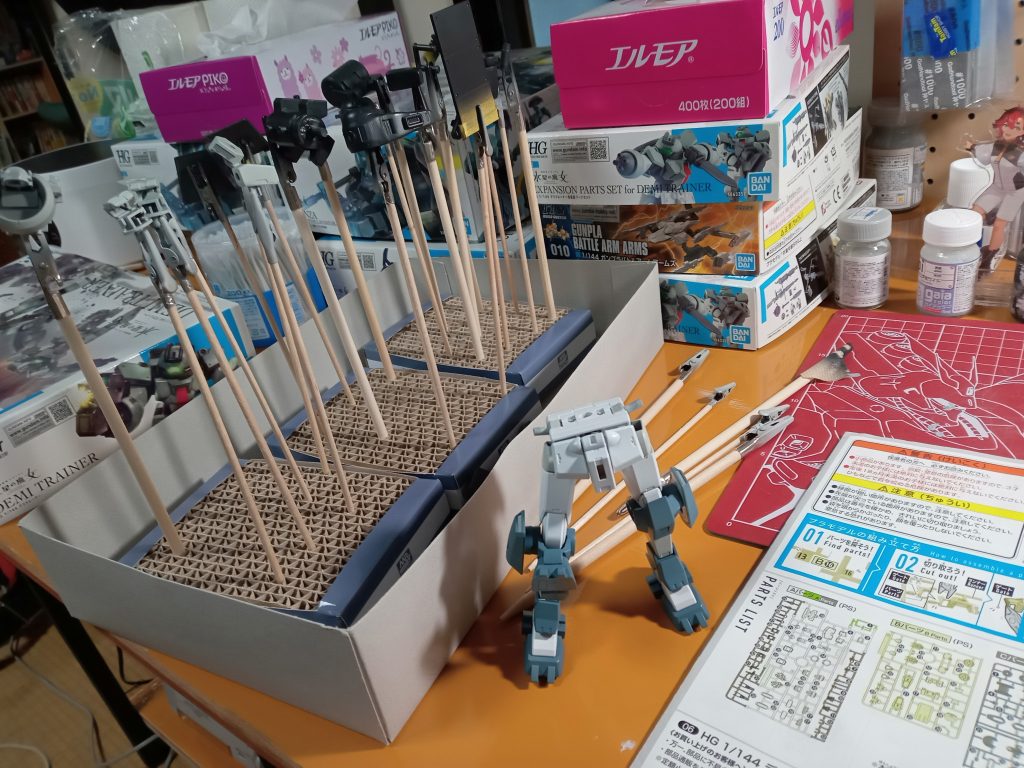 初めてのエアブラシ全塗装です。