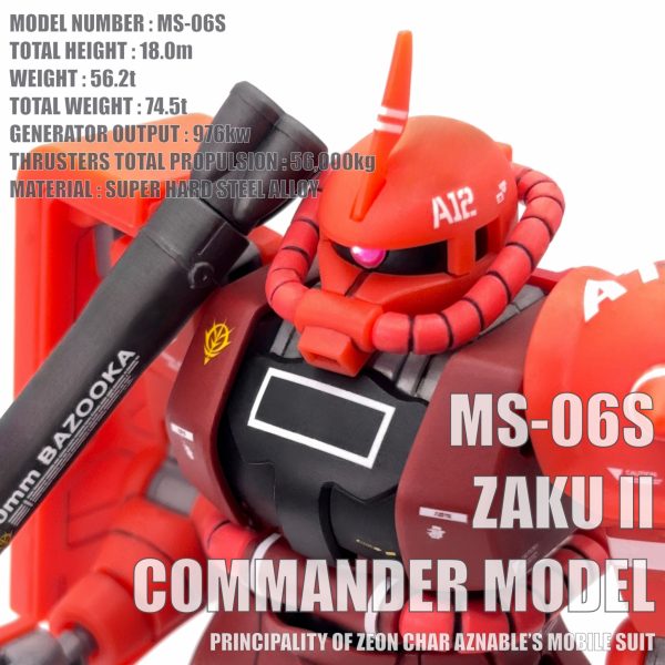 HGUC シャア専用ザクII（21st CENTURY REAL TYPE Ver.）