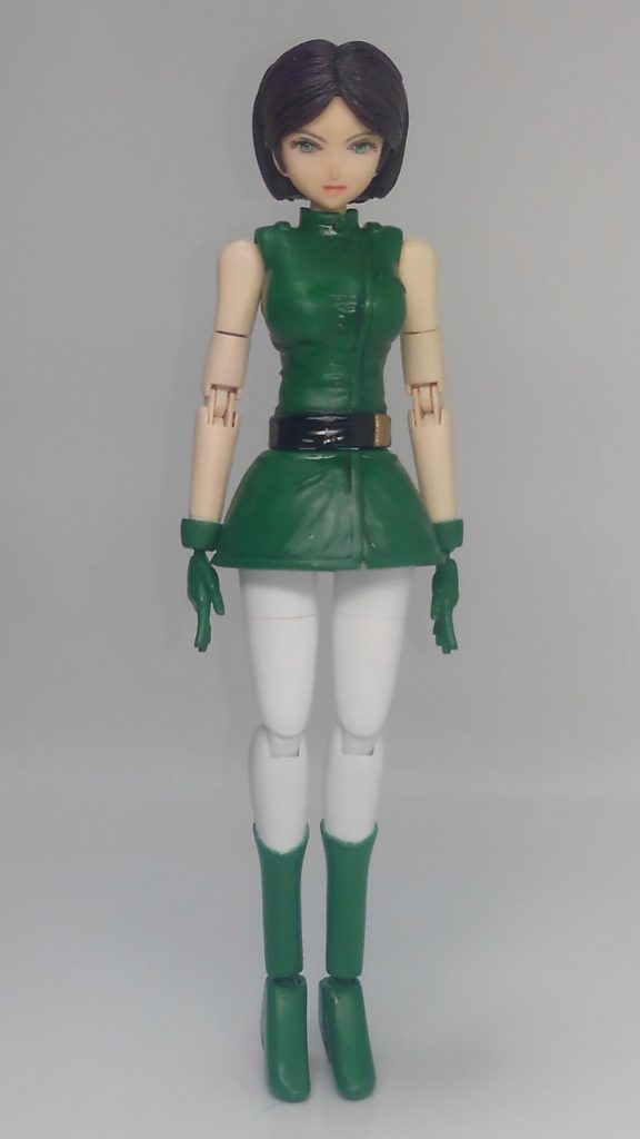 顔を改修、髪の毛のボリュームアップ、胸部とお腹パーツ間の関節を見た目重視のためオミット、肩をプラバンで新造、肘膝関節の見直し、前腕と膝下延長等を行いました。以下はいつものコントです。前回の続きになります。https://gumpla.jp/hg/1572561