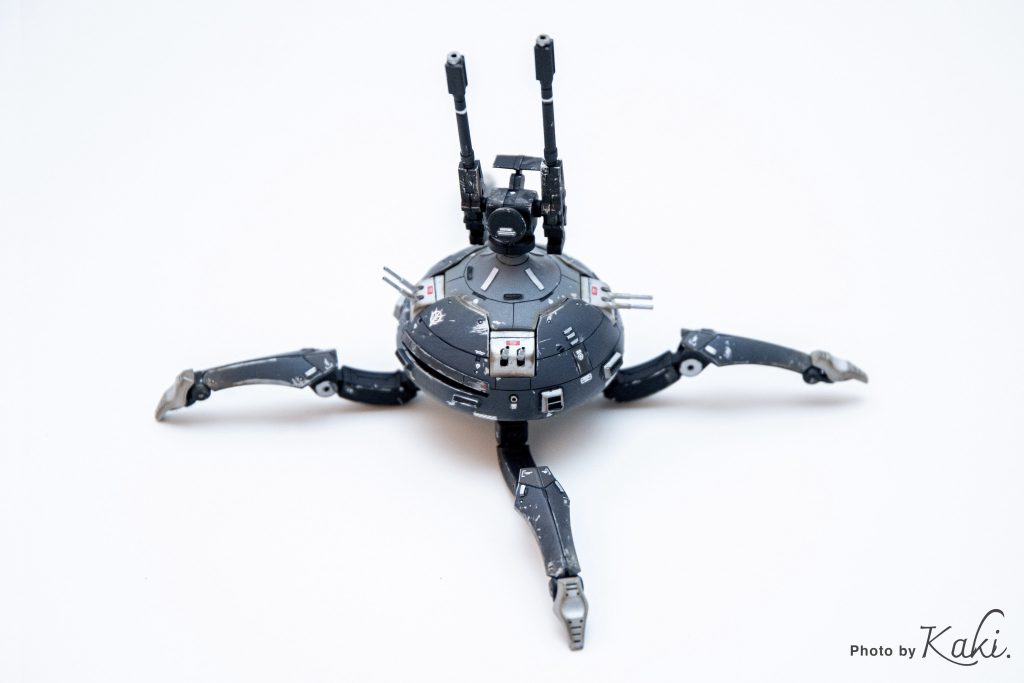 自在に動く脚部