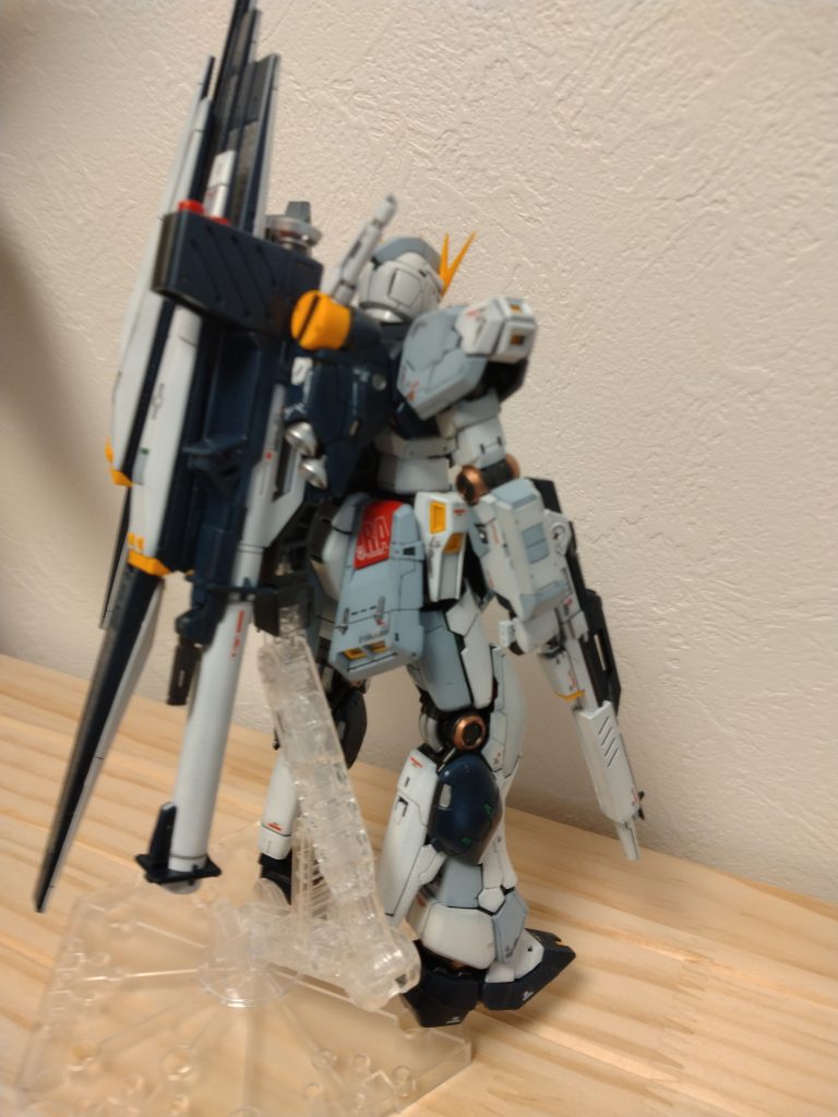 バックショットもかっこよく、RGってすごいなと、改めて感じました