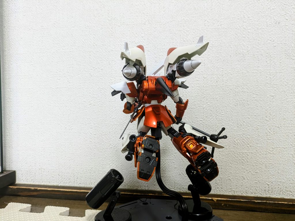 バックショット キャンディ塗装で仕上げて、デカールとかは一切貼ってません笑地元のガンプラコンテストに出してきました笑