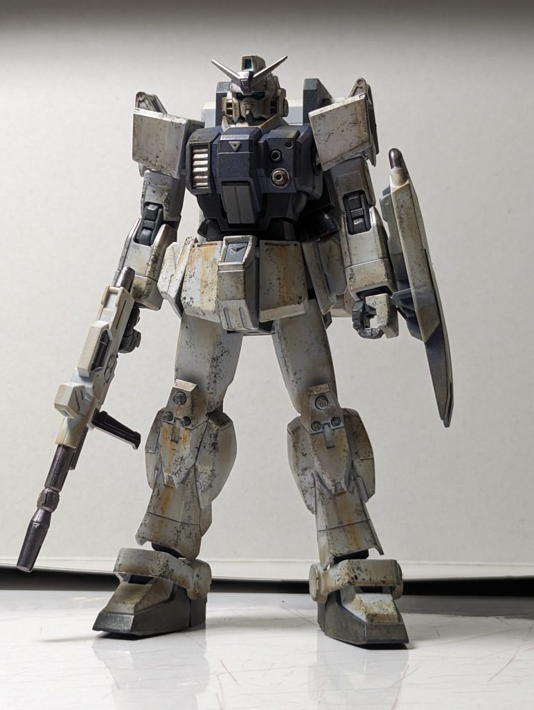 スポンジでチッピングしたあとウェザリングマスターCセット、リアルタッチマーカーで。初めてやったけどムズい！でも凄いなウェザリングマスターは