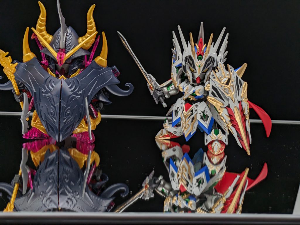 いずれウォーロックイージスガンダムも塗装して隣に並べたいですね〜🤤最後まで見ていただきありがとうございました🙇