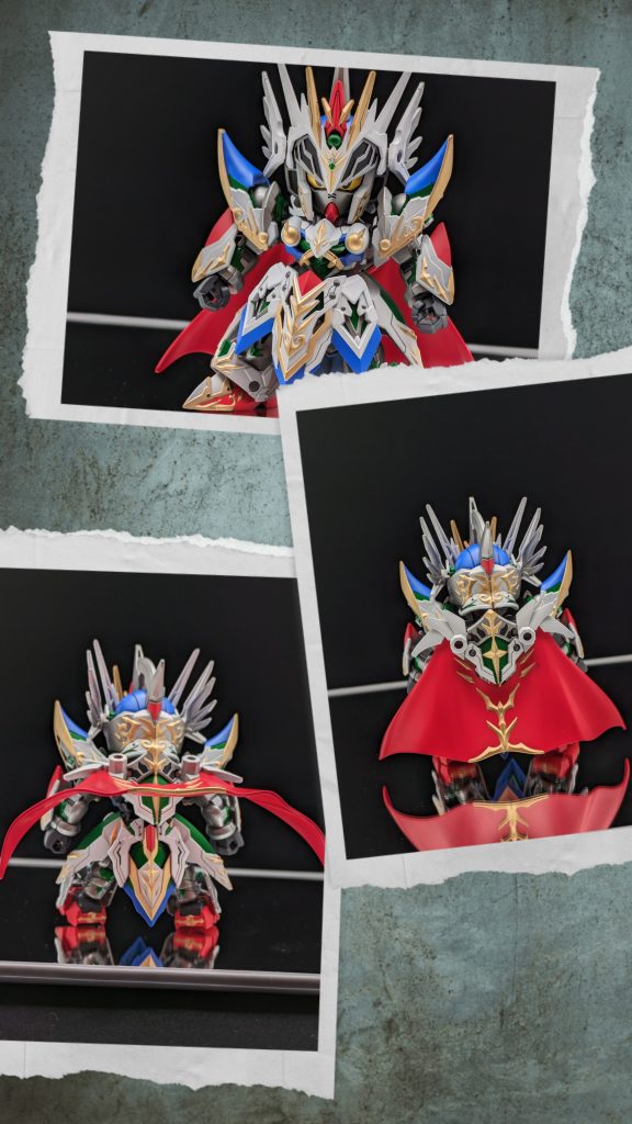 後ろもうまく塗り分けられたんだけどマントでほぼ見えないというね😓ま〜飾ってしまえば後ろ見ることなんてほぼ無いから自己満要素ですね😏