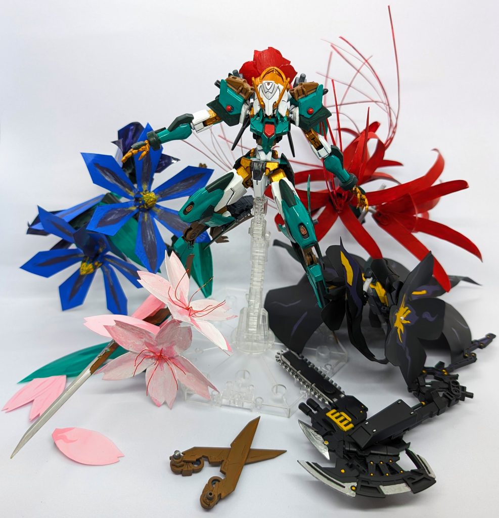 4週連続投稿にて春夏秋冬全ての花をつくりました桜→大刀クレマチス→射撃彼岸花→ABC&足短刀ビオラ&パンジー→大鎌でしたフラワーユニットの花束をつくりたいのでこのまま続けて行ければと思ってますw今後とも  #プラ板華道部 をよろしくお願いします