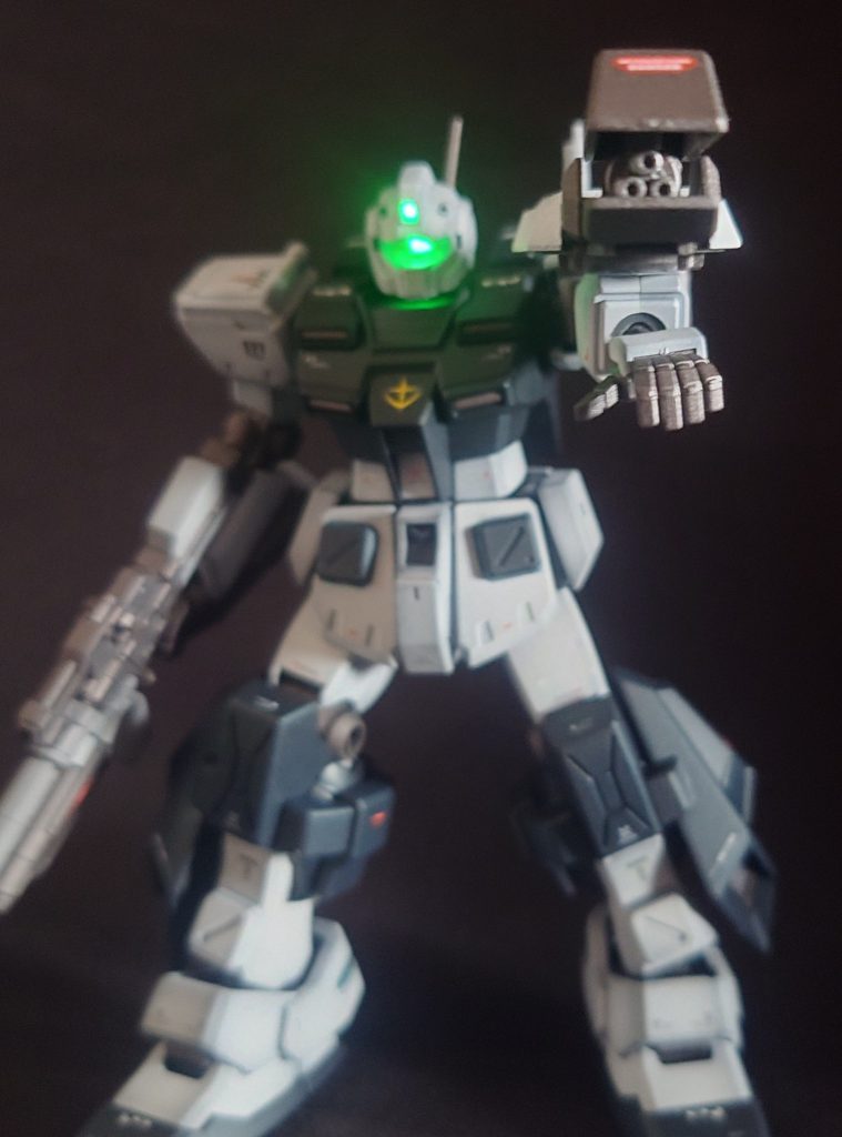 陸戦用シールドにガトリンクポッドを付けてみました。