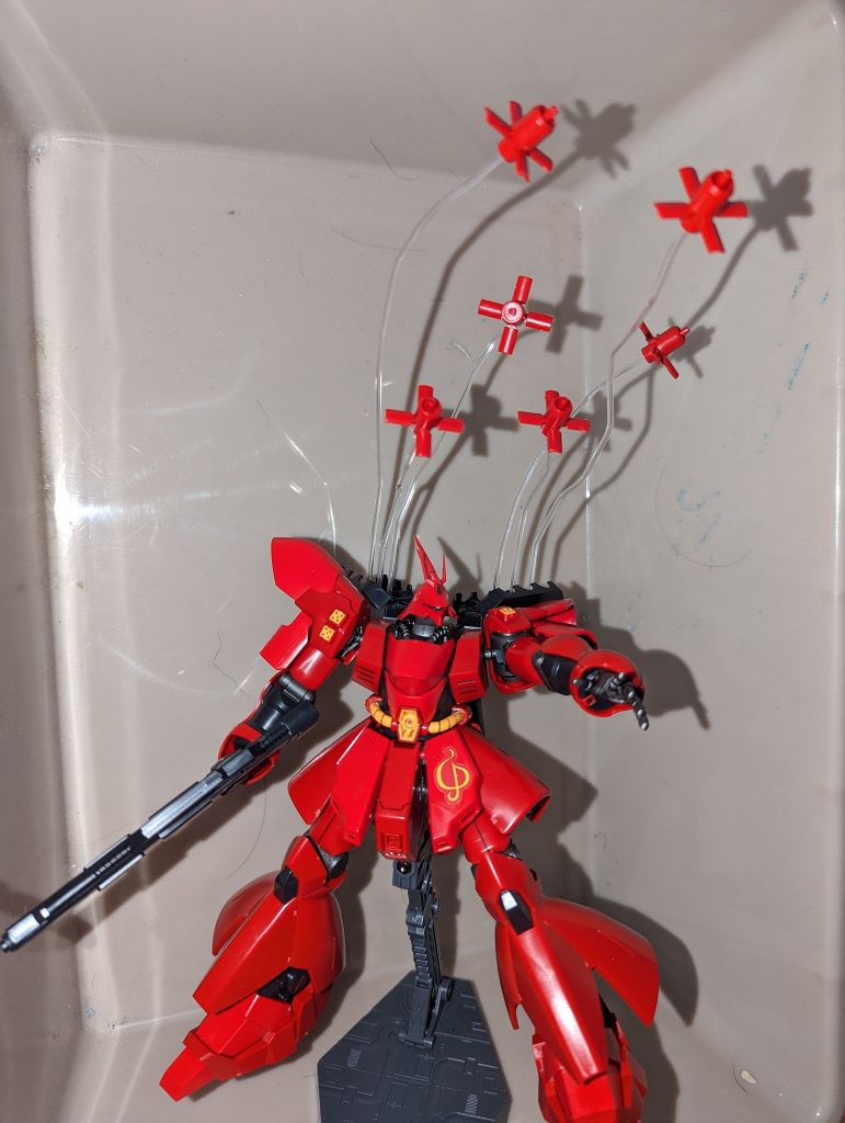 最後にファンネル全部展開