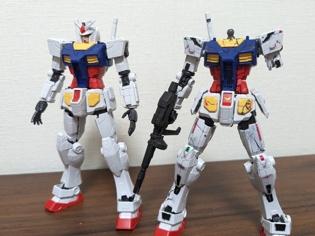 ちなみに何にもやってない素組みもあります。まぁスミ入れとか塗装したほうがかっこよくなると思います!感想ファーストというだけあってなかなかの出来だったと思います。オリジナルのデカールや墨入れをしたらさらに良くなると思うし、ディテールが入りまくってるので密度感有る方が好きな方にはおすすめです!