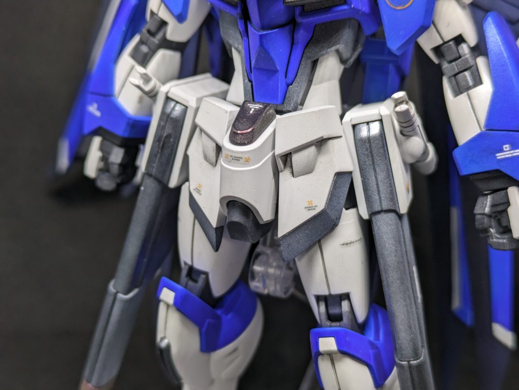 腰部つや消しが剥げてるのは気にしないようにｗそしてこのレールガンもまたフリーダムの特徴。（初見、ヴェズバーの劣化版と思ってたのは内緒）