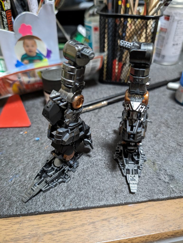 細かいのでカメラで撮りながら塗り残し確認。