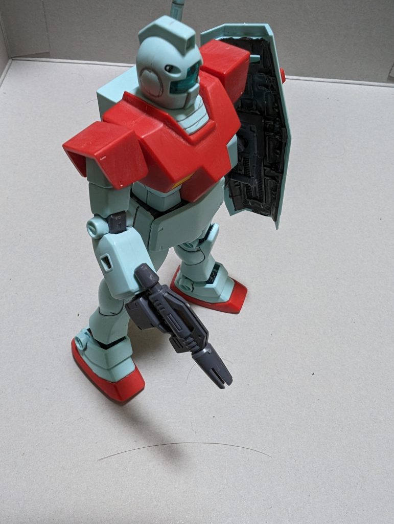 合わせ目消しに感動していました 