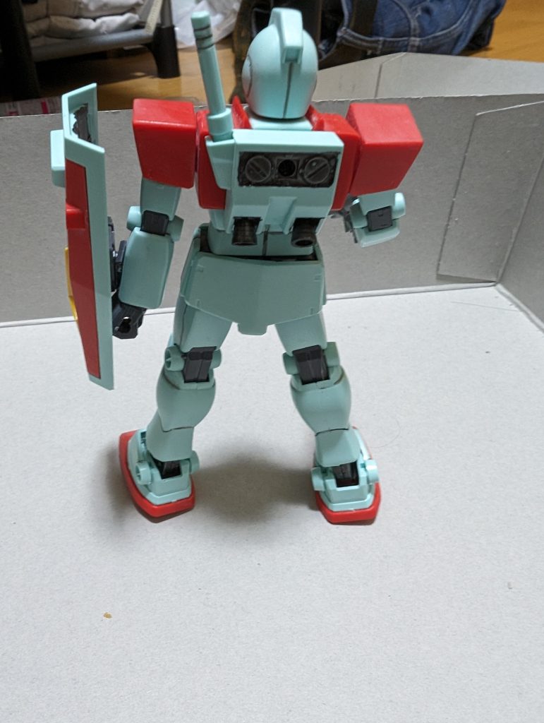 ジムの日　息子作HGUCジム–3枚目/制作者：ハロイン