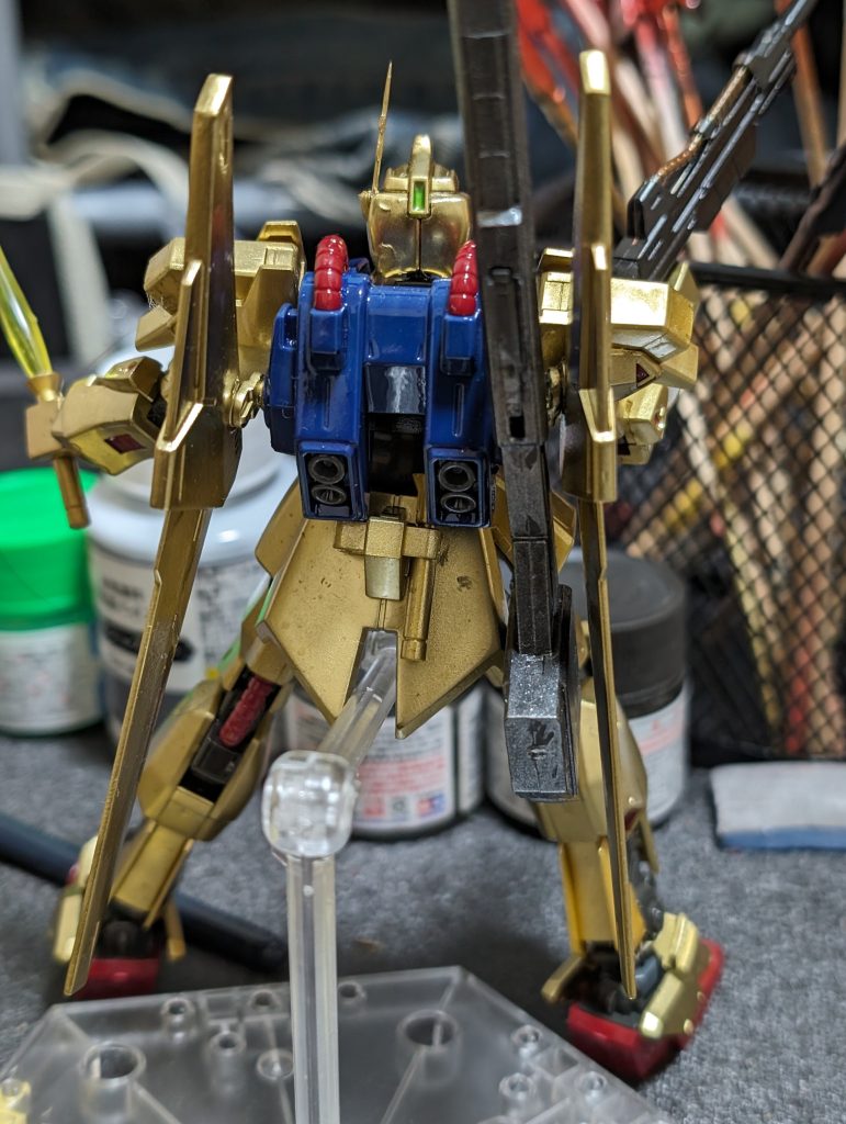 ウイングバインダーの合わせ目消しやりましたが残ってますね···