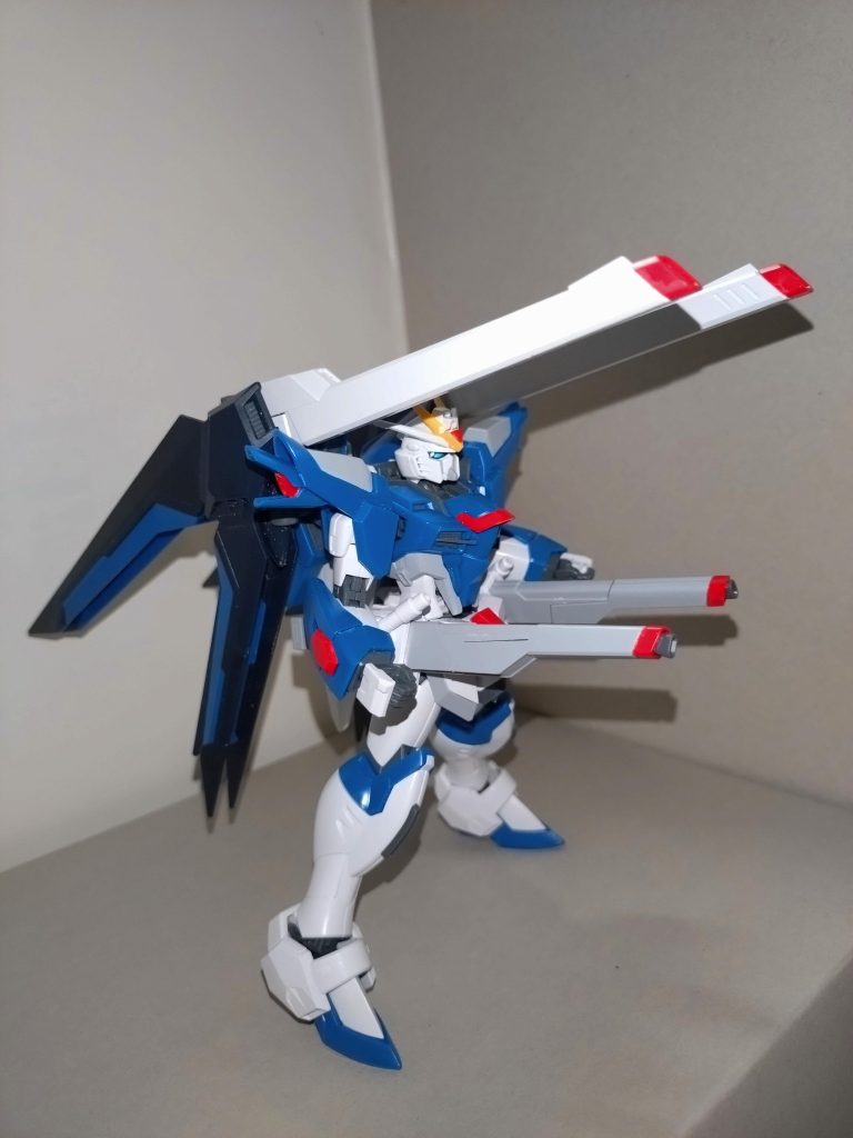 MS形態でのフルバーストエネルギー消費量抑制の観点から、元機体のようなハイマットフルバーストは基本的にできないようにリミッターがかけられている。 〜宇田川 巴のメモより〜