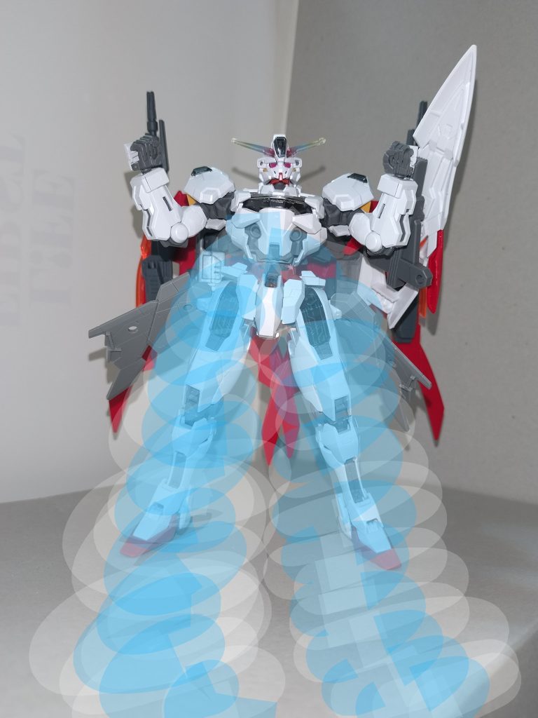 ドロリス「デュアルブリザードを使う‼」デュアルブリザードサイコガンダムやデストロイなどといった大型MSや、ビグ・ザムなど弩級MA、艦船の動きを封じるために使われる。