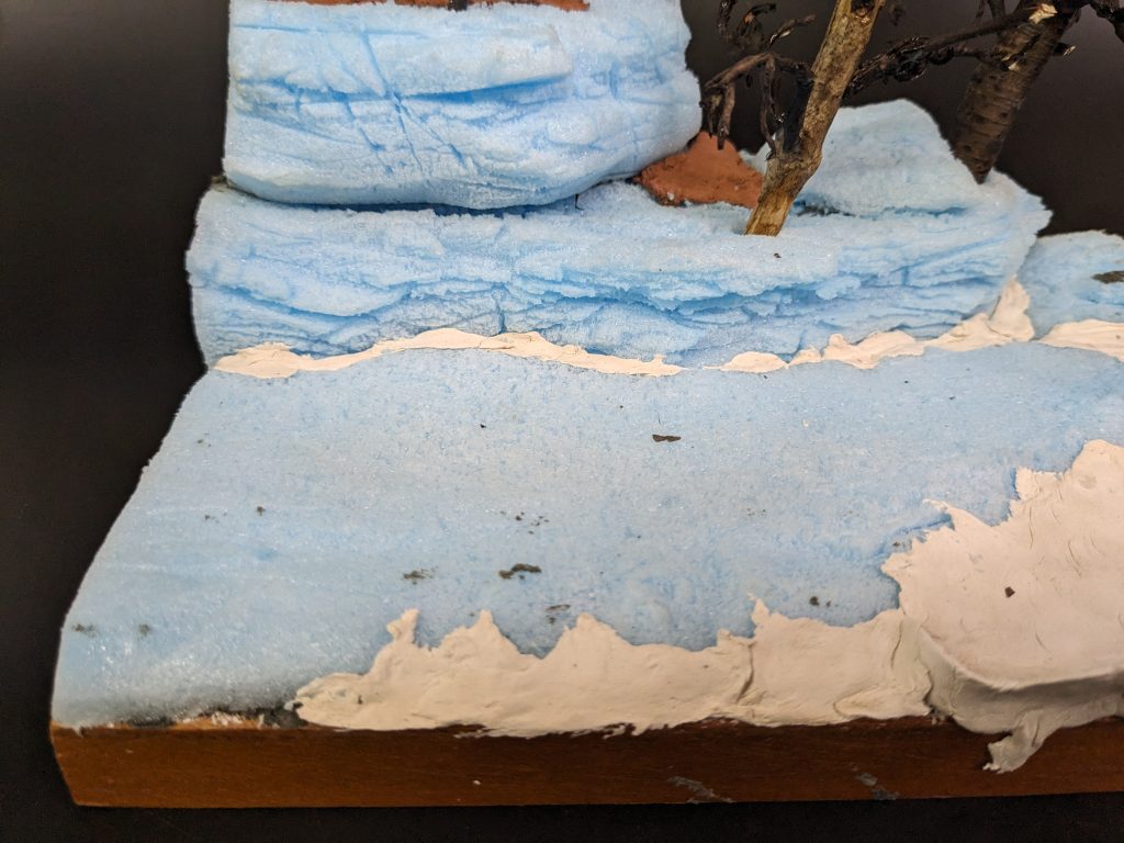 台座部分の初期ここから1日で今の形まで持っていきました