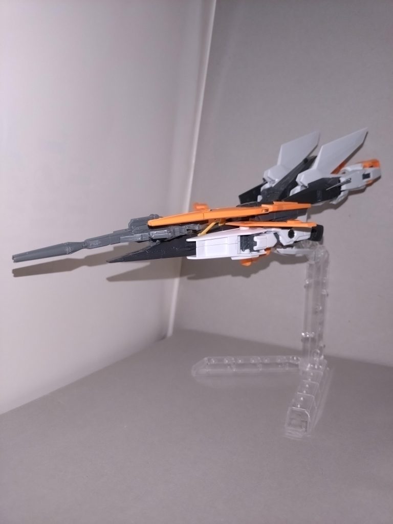 MA形態変形パターンは元機体のガニ股変形とは異なり、下半身を180°回転させ、ヒザを曲げる方式になった。 〜羽丘女子学園高等部の極秘情報より〜