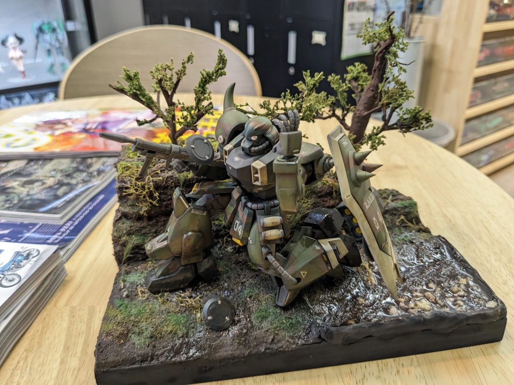 全体像程よくまとまりのいいジオラマできたかな