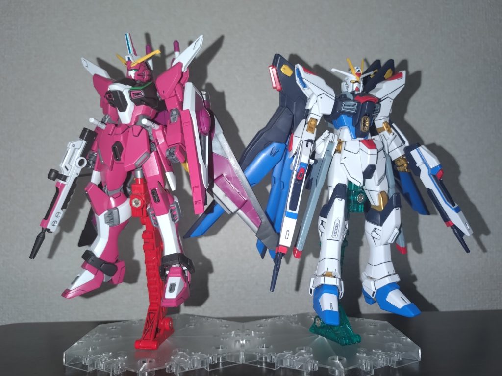 インフィニットジャスティスと2ショットも添えて