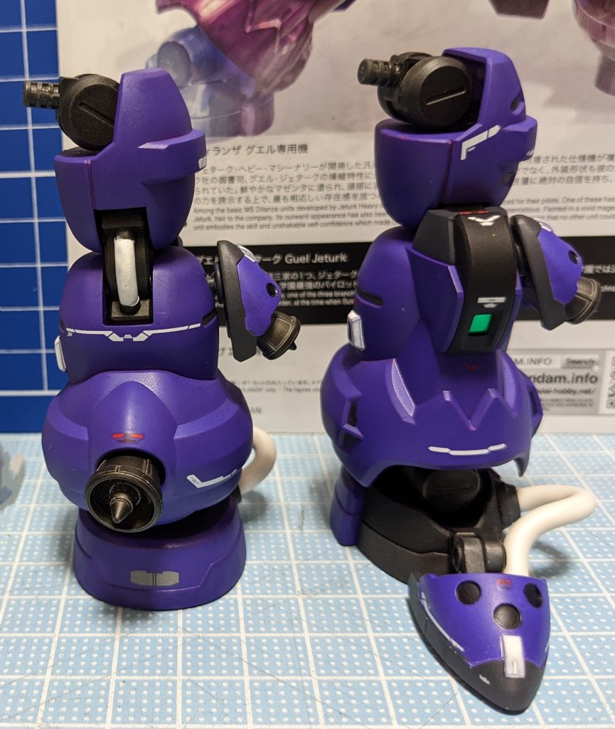 みんなやってる定番工作股関節入れ替えで数ミリ延長。ビルダーズパーツポン付け。