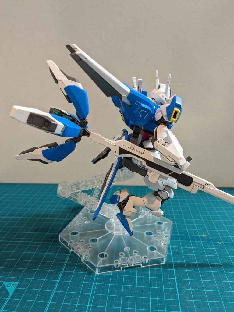 エアリアルは機体が女性的なので、魔女の箒（ヴァリアブルロッドライフル）が一番似合うと思っています。