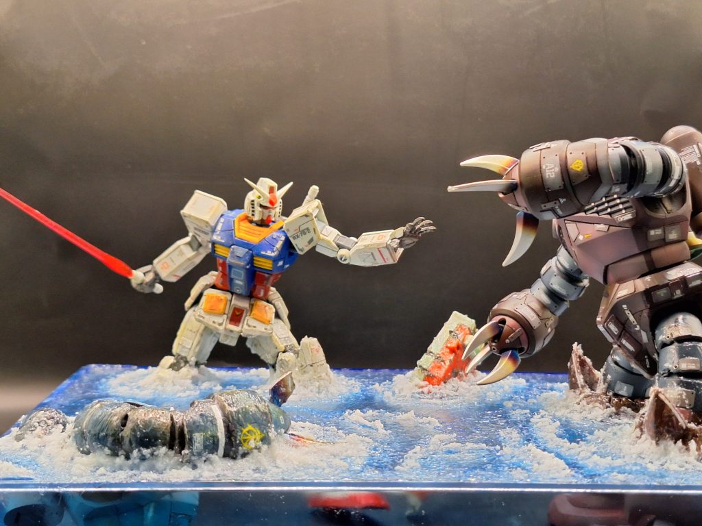 ガンダムVSズゴック–4枚目/制作者：マ～房