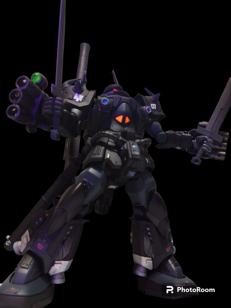 ガトリングシールドをパージしてサーベル二刀流！