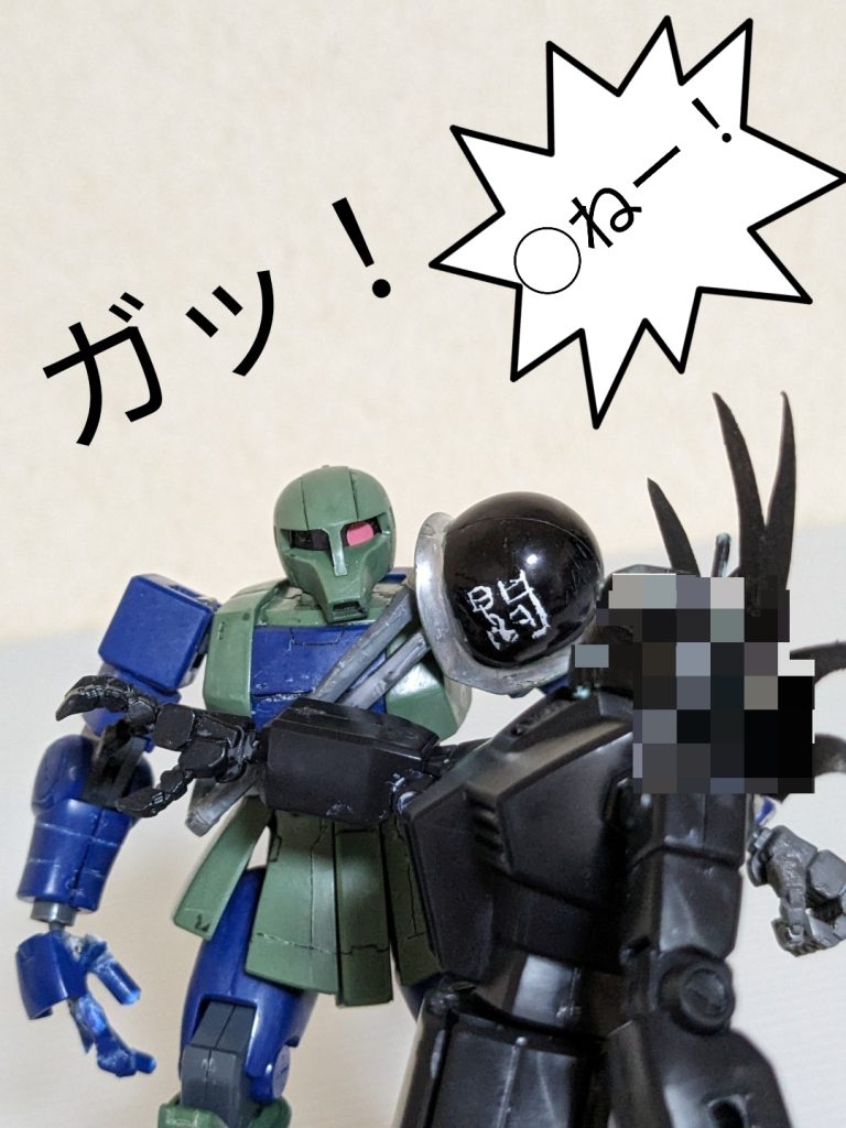 美来斗利偉(ビクトリー)·ザクⅠ–2枚目/制作者：iinesisugitanokana