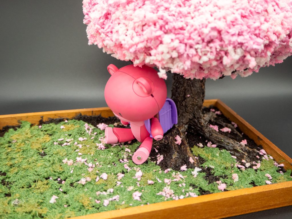 撮影中、疲れてしまったのか居眠りしてしまいました。